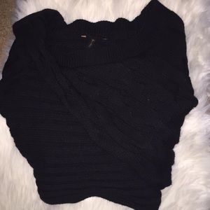 BCBG wrap around style sweater